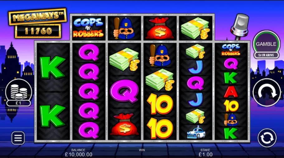 Cops N Robbers Slot Theme and Graphics