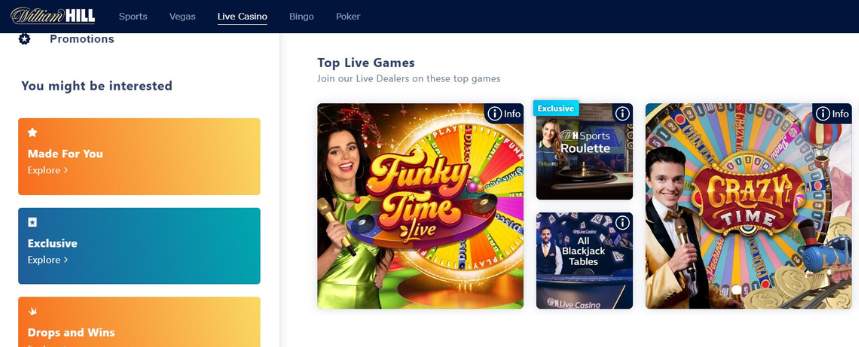 banner de cassino ao vivo