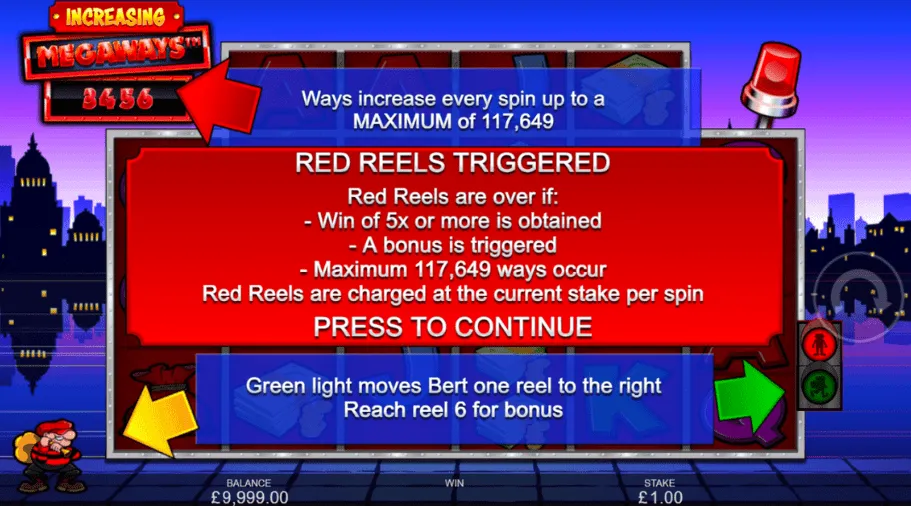 كيف تلعب سلوت Cops N Robbers