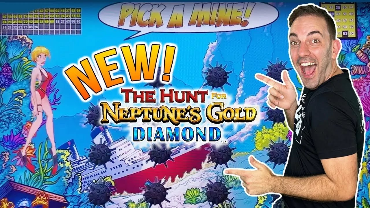 Hunt for Neptunes Gold Diamond Edition VGT slot at Hard Rock Tulsa