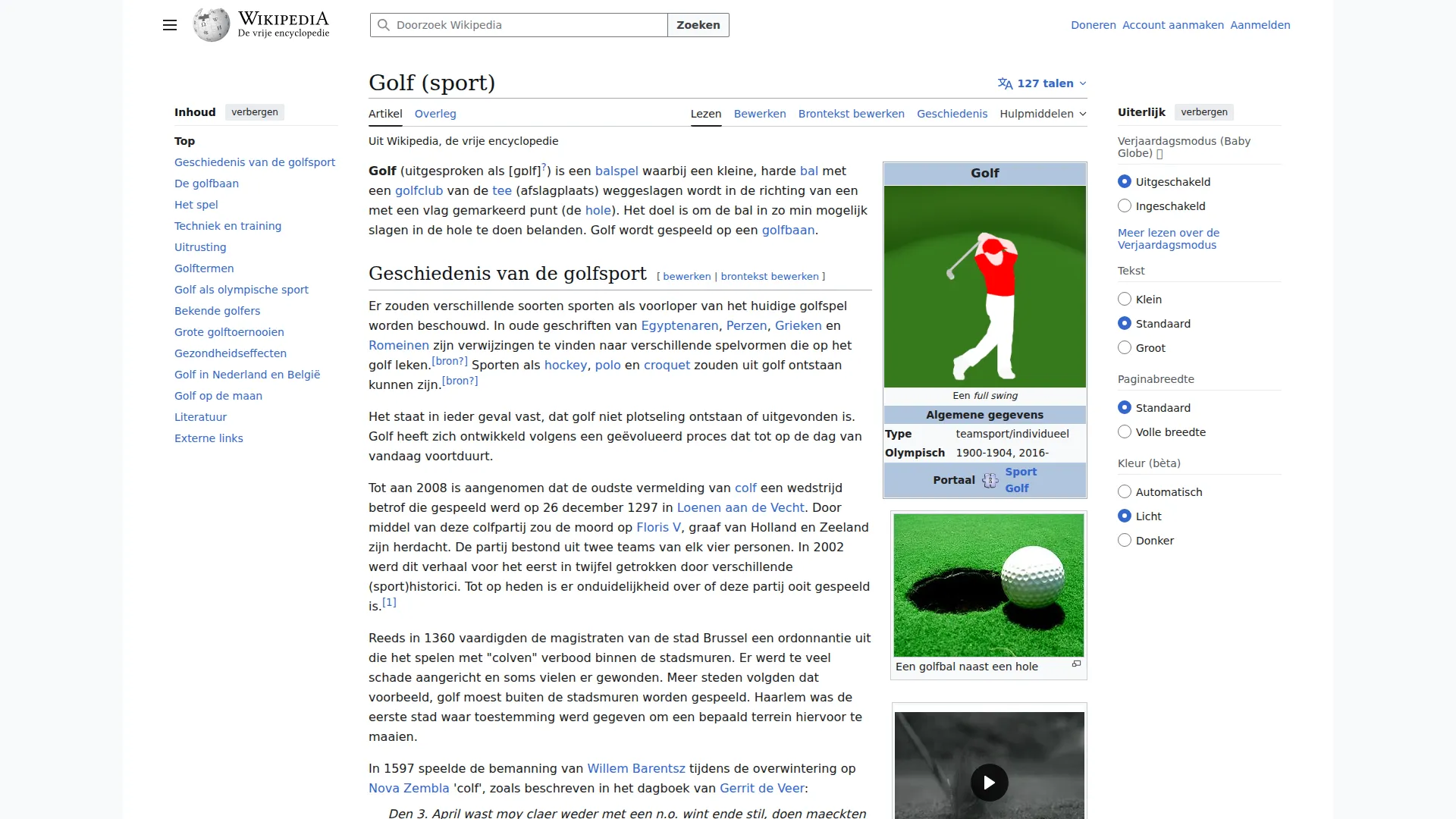Golf Weddenschappen