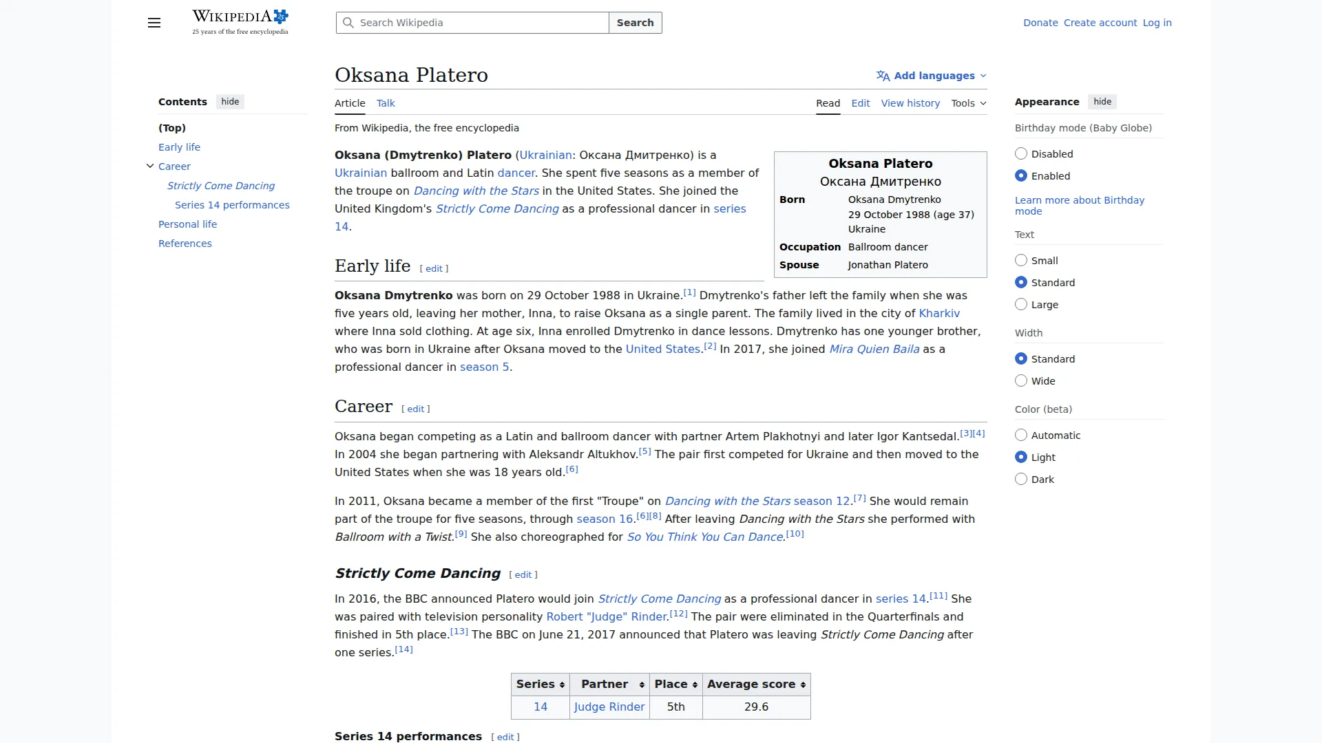 Strictly Come Dancing Betting Odds