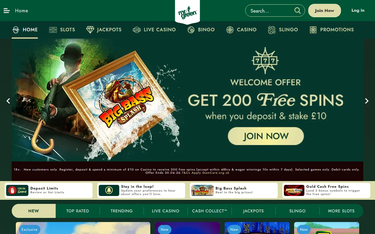 Mr Green Casino Review