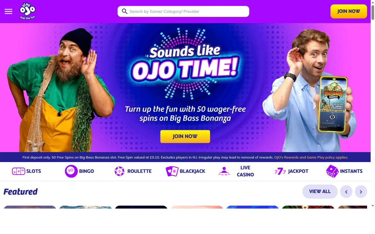 PlayOJO logo